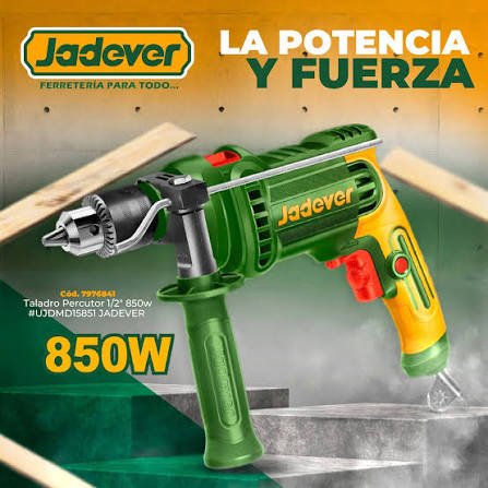 TALADRO DE IMPACTO DE 850W, V. VARIABLE - JADEVER - Imagen 2